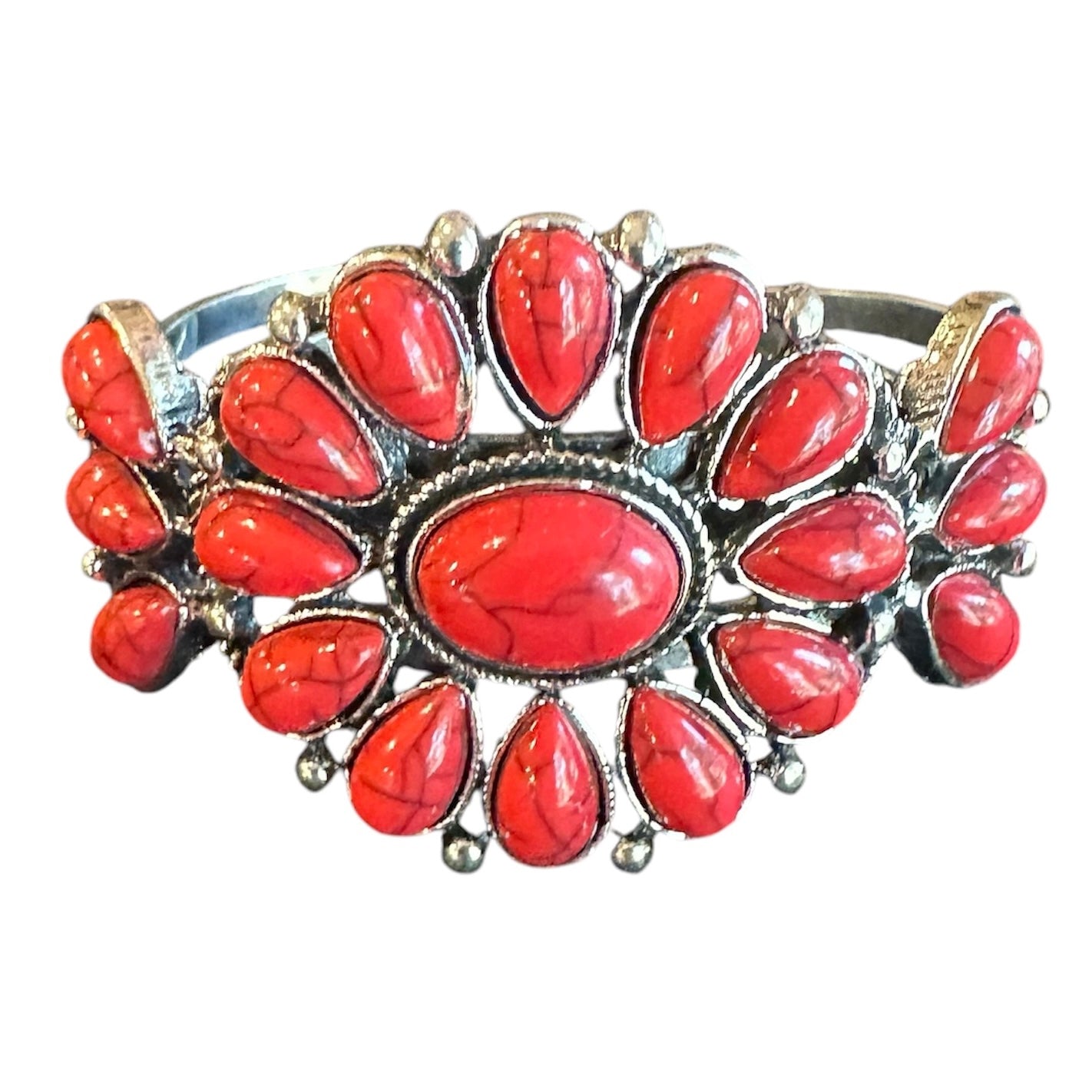 Red Conco Cuff Bracelet