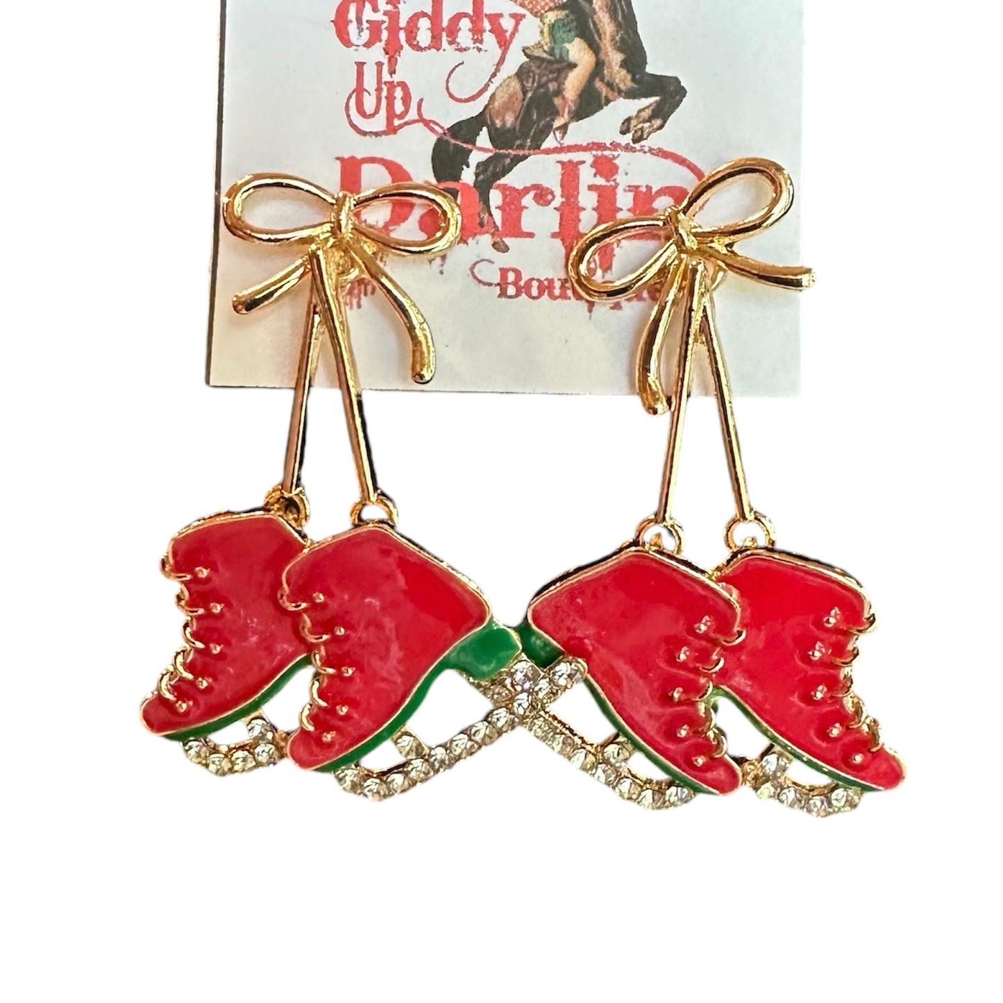 Ice Skates Earrings