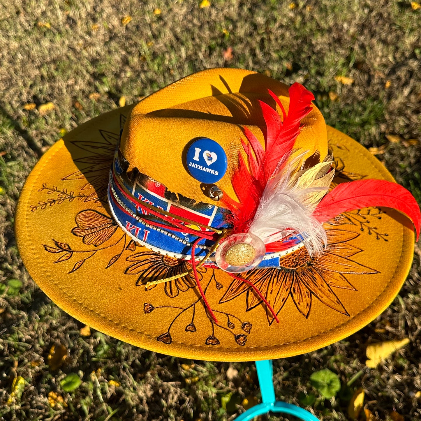 KU Kansas University Jayhawks Custom Hat