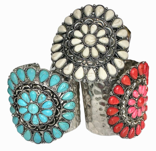 Extra Large Conco Cuff Bracelets - several colors available