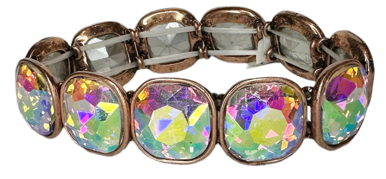 Iridescent Square Bracelets