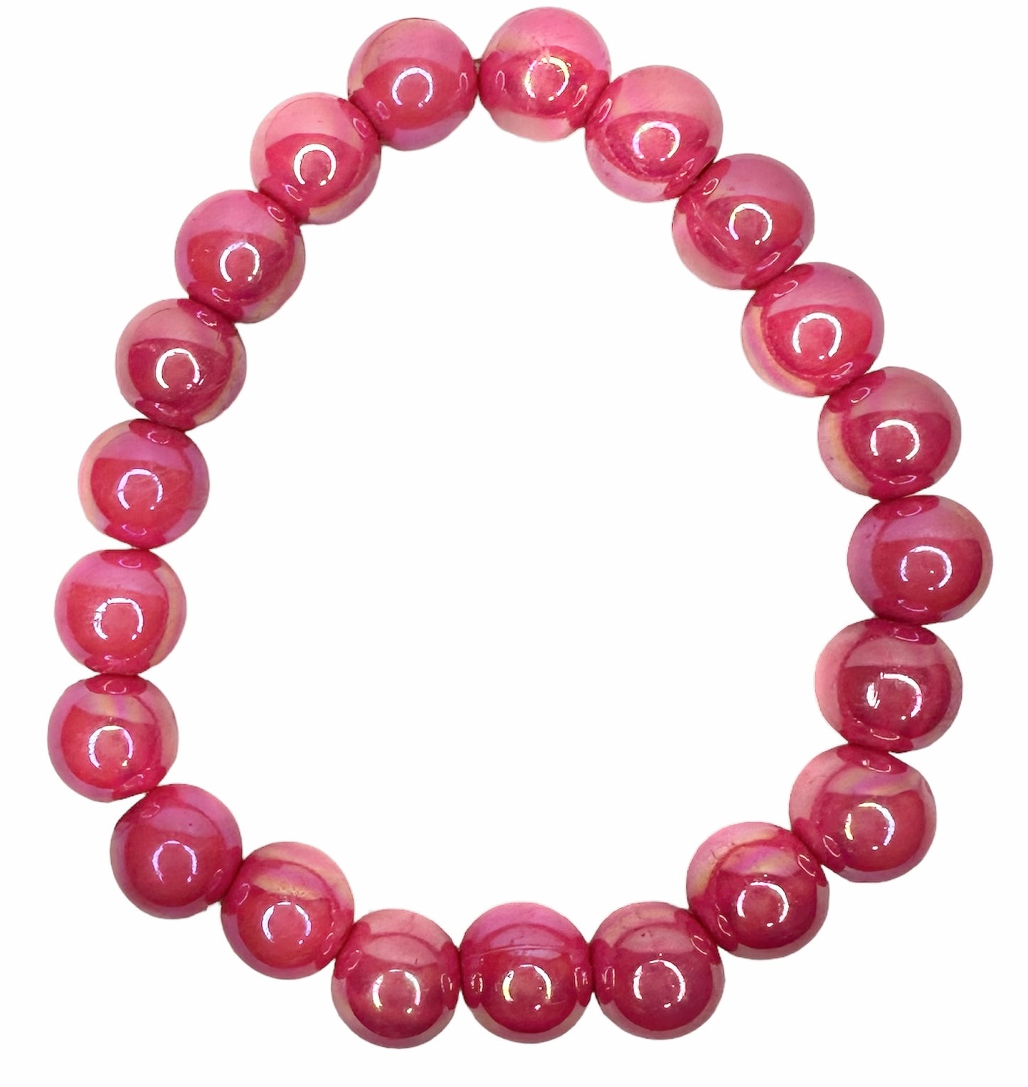 Pink Barbie Bead Bracelets