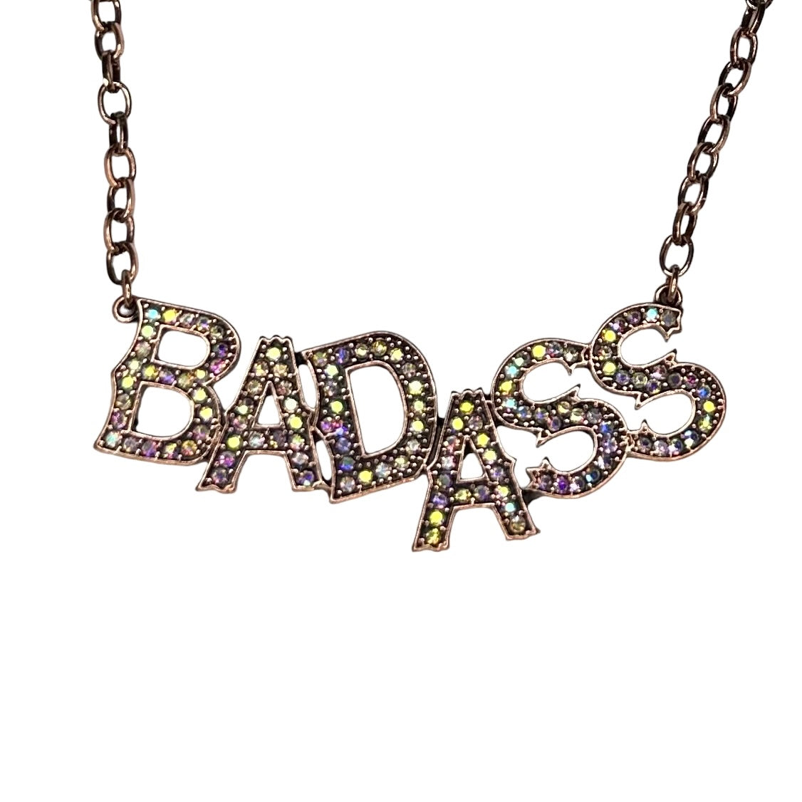 BADASS Necklace Black/Green/Bronze