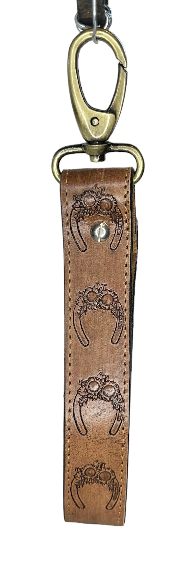 Tooled Leather Key Chains