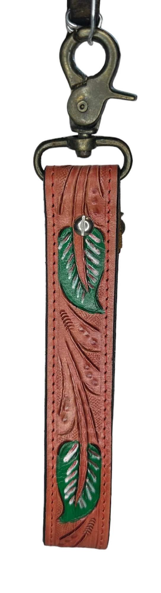 Tooled Leather Key Chains