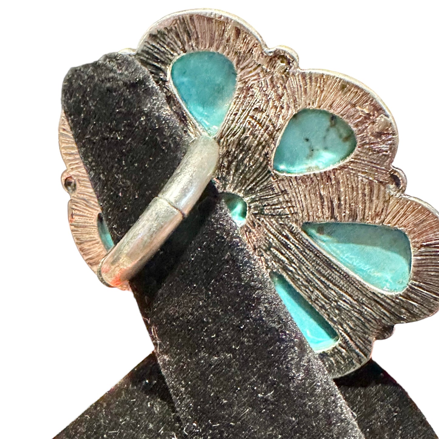 Extra Large Turquoise Blossom Ring