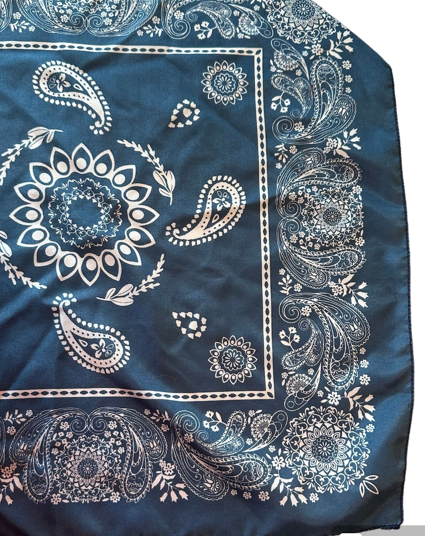 Blue Silk Scarf