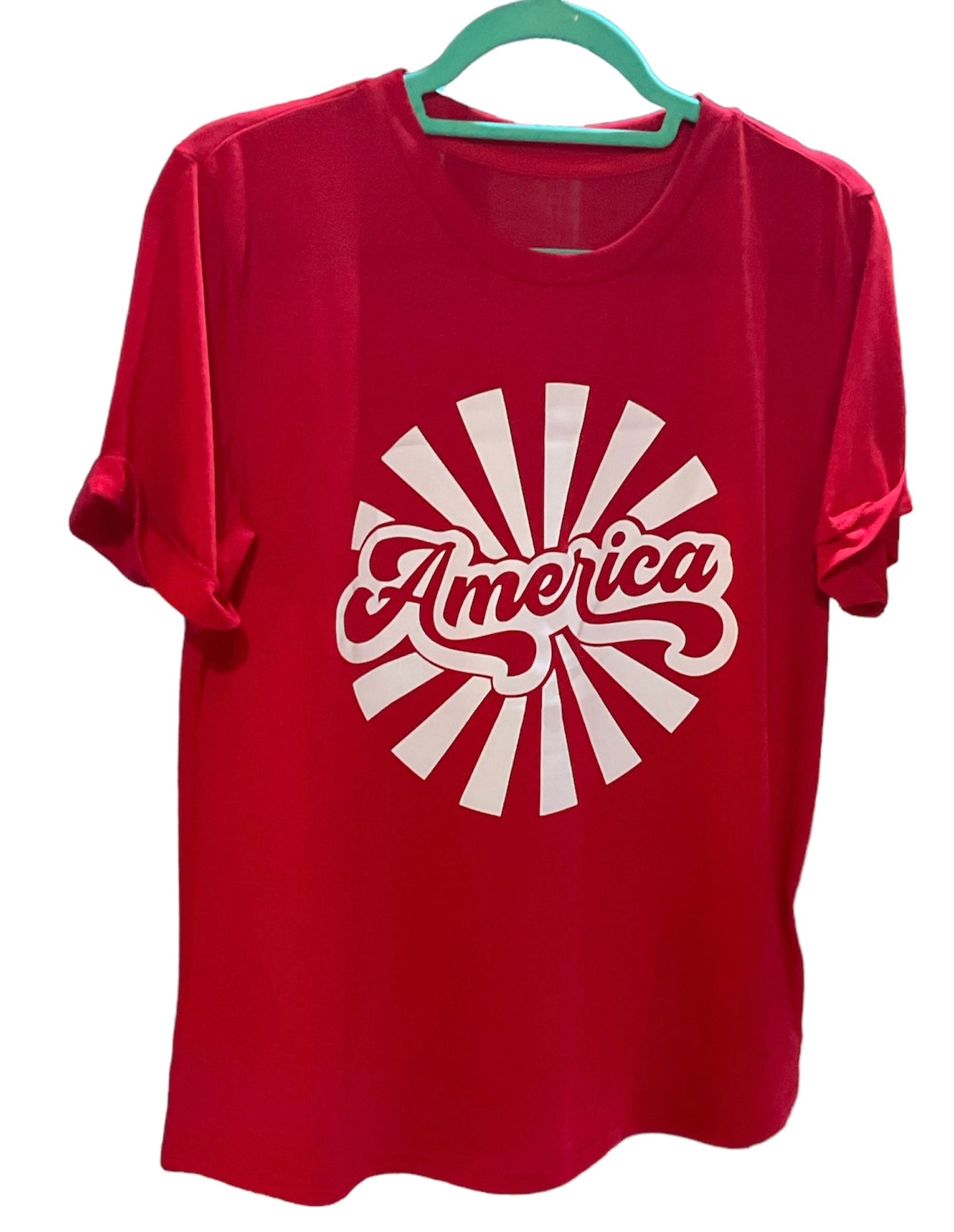 America Red Graphic Tee