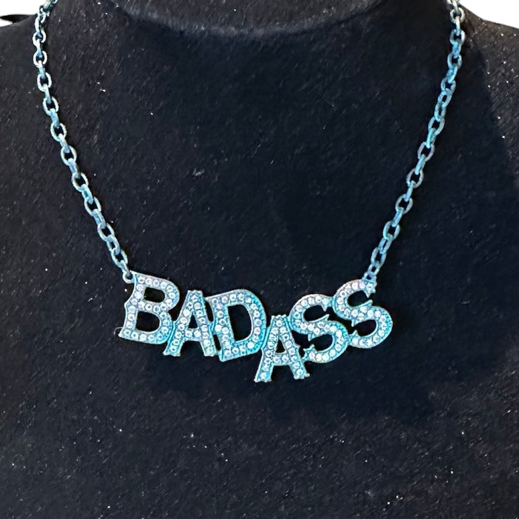 BADASS Necklace Black/Green/Bronze