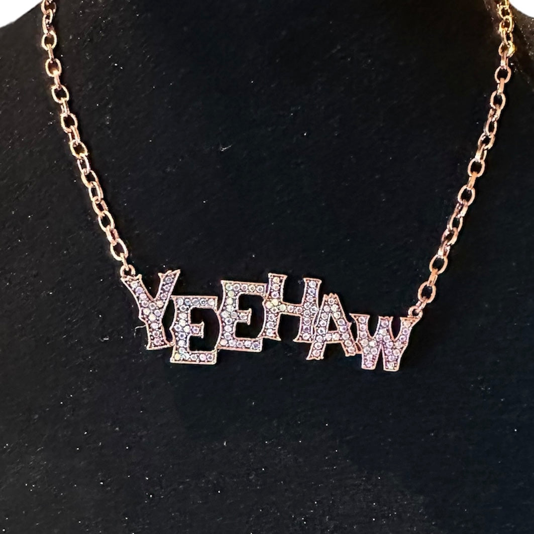 YEEHAW Necklace Black/Bronze/Silver