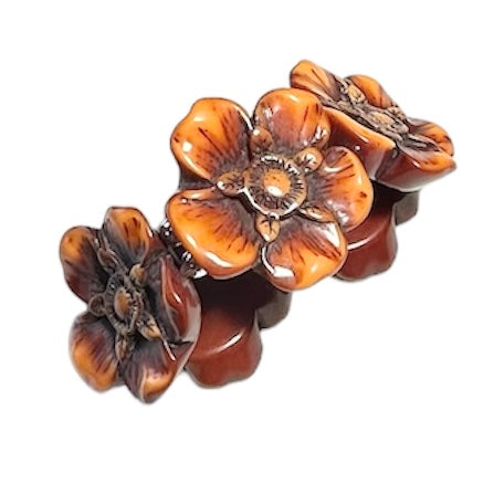 Brown Flower Elastic Bracelet