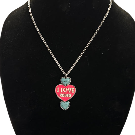 I Love Rodeo Necklace