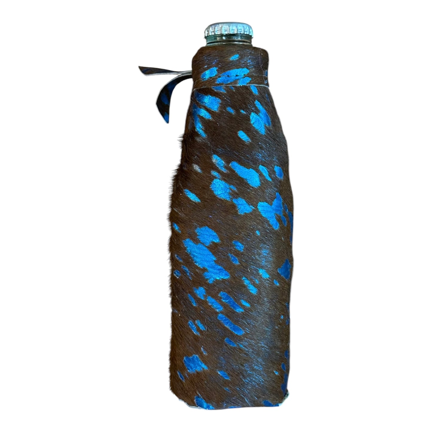 Cowhide Bottle Cooler Koozies