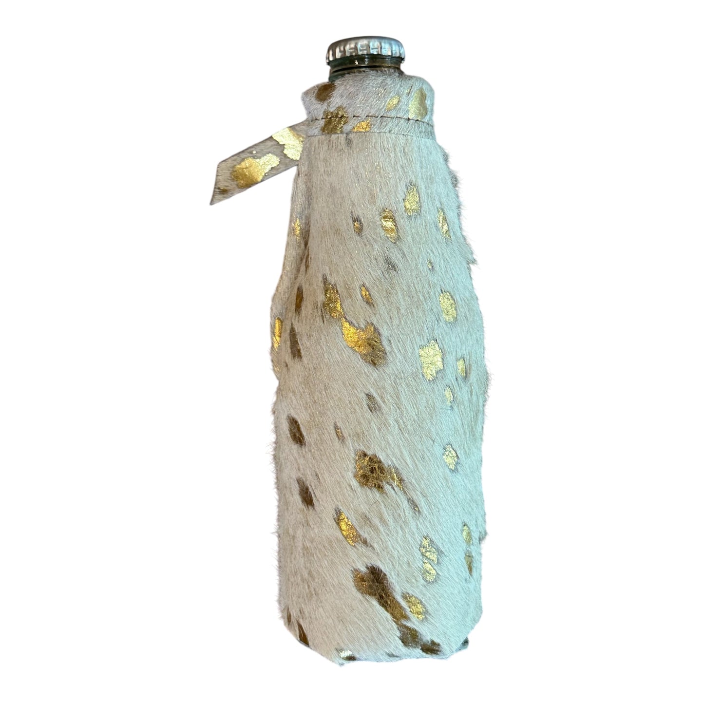 Cowhide Bottle Cooler Koozies