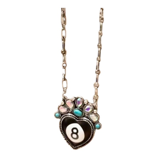 Eight Ball AB Necklace