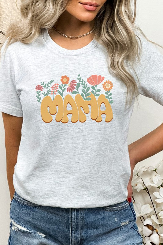 Mama Flower Garden Spring PLUS SIZE Graphic Tee