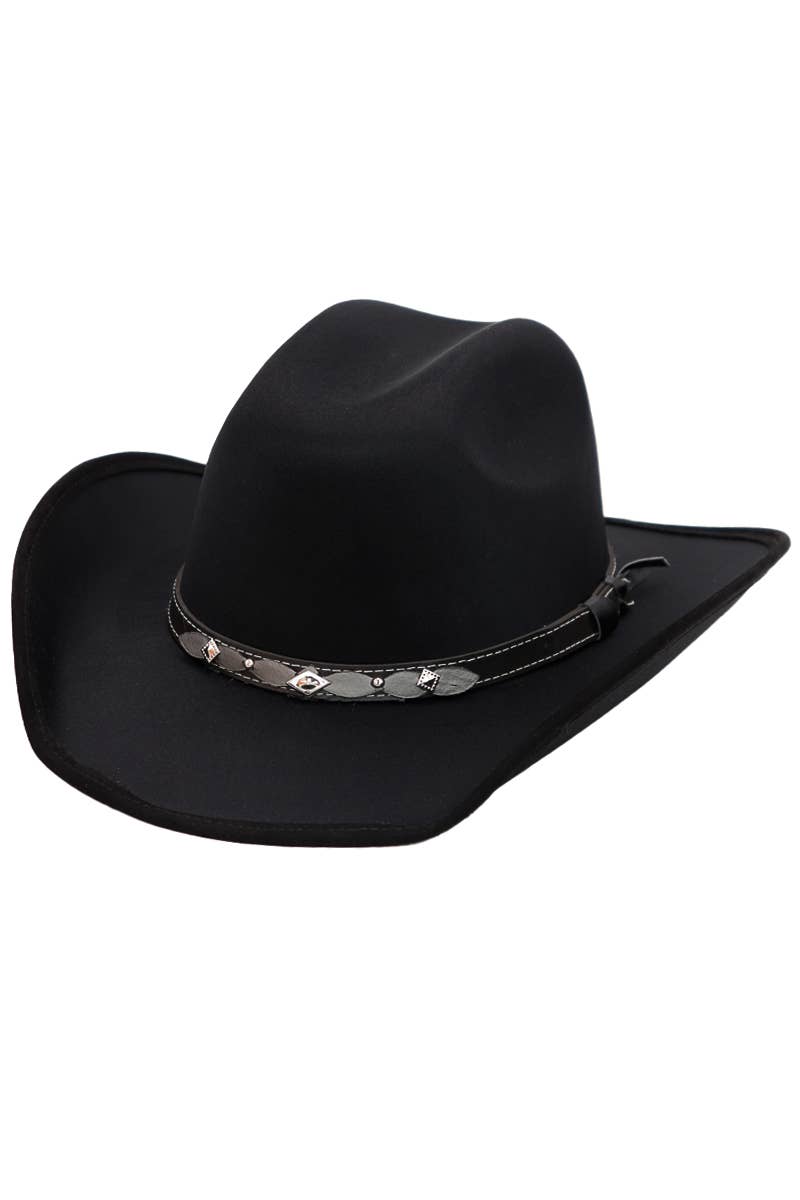 Kids Satin Cutter Crown Western Crafted Cowboy Hat