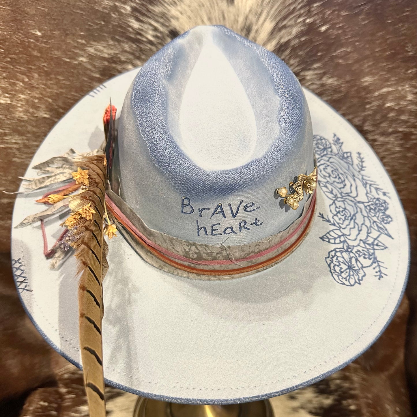 Brave Heart Custom Hat-SOLD