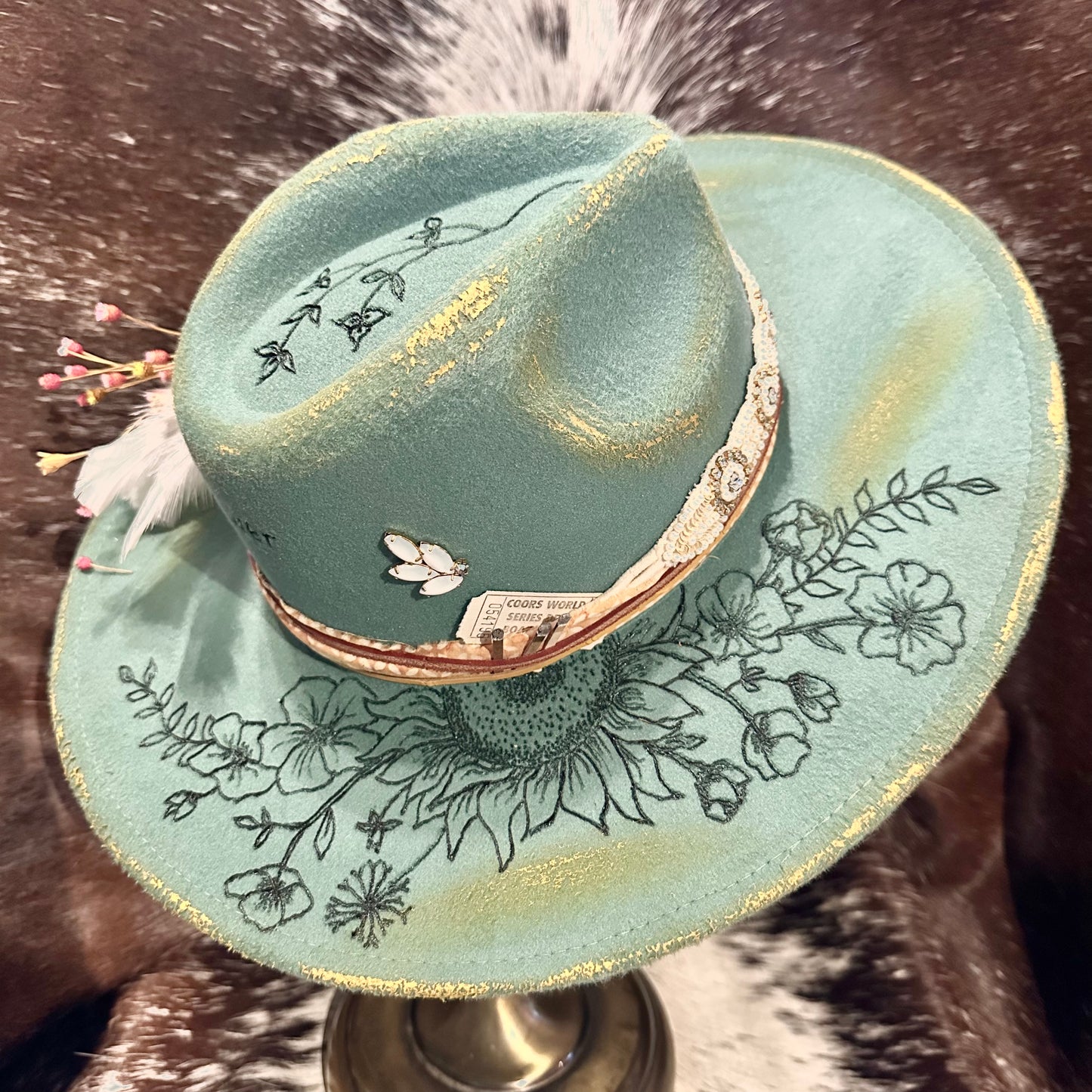 Wildflower Custom Hat - SOLD